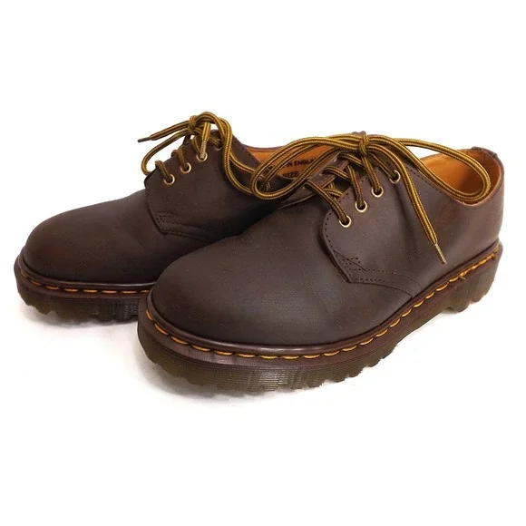 Dr Martens Aztek Crazy Horse 1561 Oxford Shoe Made In England - US Ladies size 7 - Picture 5 of 16